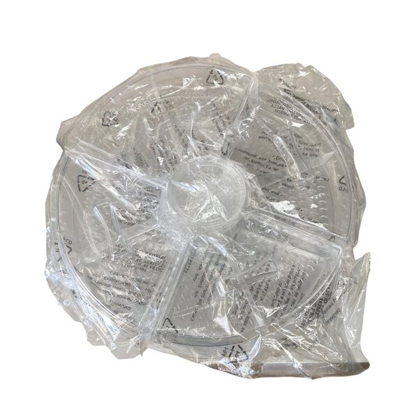 Ice Chilled Party 15" Platter Picnic Serving Tray Bowl - Picture 3 of 5